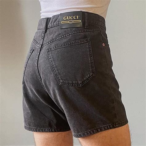 gucci denim shorts|gucci jeans for sale.